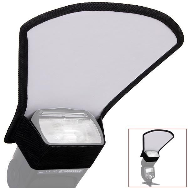 Orsera Lash Diffuser Reflector,Premium Two-Sided Silver//White for Canon 2 Pack Nikon and All Speedlight Flashes